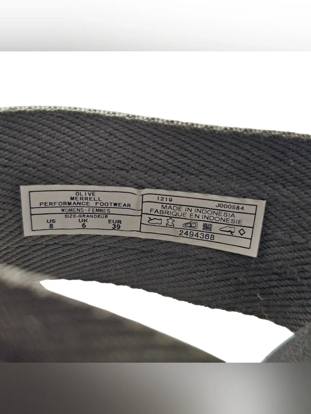 Merrell Women's Wedge Slide Sandals Gray Black Slip On Comfort Straps US 8